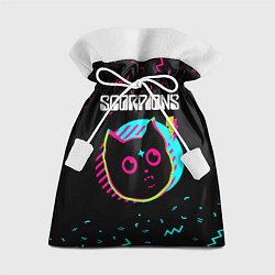 Мешок для подарков Scorpions - rock star cat, цвет: 3D-принт
