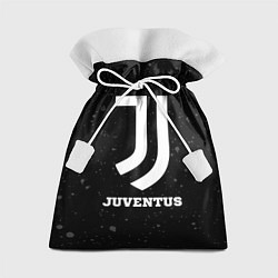 Мешок для подарков Juventus sport на темном фоне, цвет: 3D-принт
