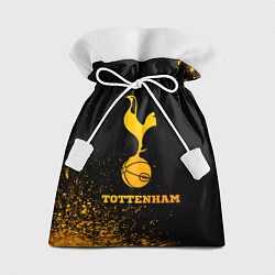 Мешок для подарков Tottenham - gold gradient, цвет: 3D-принт