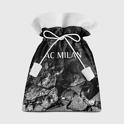 Мешок для подарков AC Milan black graphite, цвет: 3D-принт