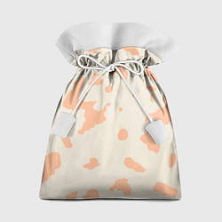 Мешок для подарков Бежевый пятнистый паттерн, цвет: 3D-принт