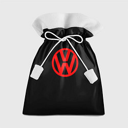 Мешок для подарков Volkswagen red logo, цвет: 3D-принт