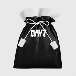 Мешок для подарков Dayz logo white, цвет: 3D-принт