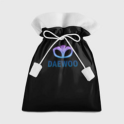 Мешок для подарков Daewoo logo neon, цвет: 3D-принт