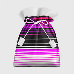 Мешок для подарков Разноцветные вертикальные линии, цвет: 3D-принт