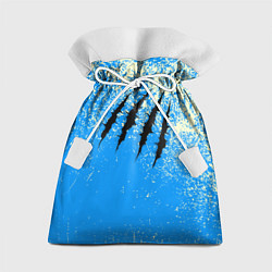 Мешок для подарков Гранж - порезы монстра, цвет: 3D-принт