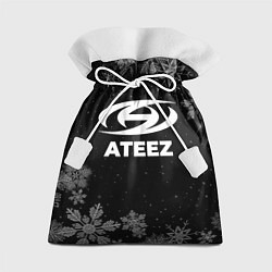 Мешок для подарков Снежный Ateez, цвет: 3D-принт