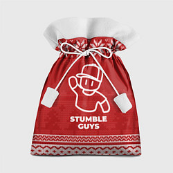 Мешок для подарков Новогодний Stumble Guys, цвет: 3D-принт
