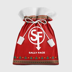 Мешок для подарков Sally Face new year, цвет: 3D-принт