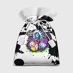 Мешок для подарков Venom-Rick and Morty - blots, цвет: 3D-принт