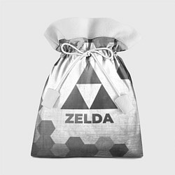 Мешок для подарков Zelda - white gradient, цвет: 3D-принт