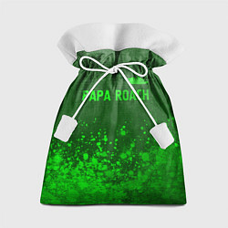 Мешок для подарков Papa Roach - green gradient посередине, цвет: 3D-принт