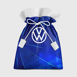 Мешок для подарков Volkswagen blue poly, цвет: 3D-принт