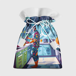 Мешок для подарков Здоровое питание, цвет: 3D-принт