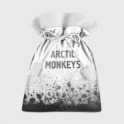 Мешок для подарков Arctic Monkeys - white gradient посередине, цвет: 3D-принт