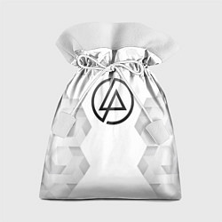 Мешок для подарков Linkin Park white poly, цвет: 3D-принт