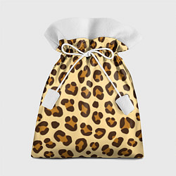Мешок для подарков Паттерн с пятнами леопарда, цвет: 3D-принт