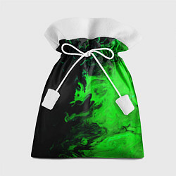 Мешок для подарков Color green black, цвет: 3D-принт