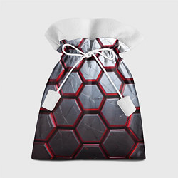 Мешок для подарков Металлический бронежилет, цвет: 3D-принт