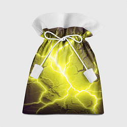 Мешок для подарков Color yellow black, цвет: 3D-принт