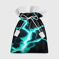 Мешок для подарков Color light blue black, цвет: 3D-принт