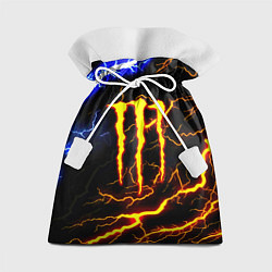 Мешок для подарков Monster energy шторм, цвет: 3D-принт