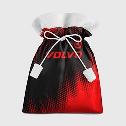 Мешок для подарков Volvo - red gradient посередине, цвет: 3D-принт