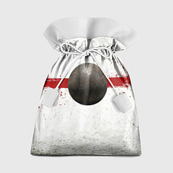 Мешок для подарков Ядро для талкания на белом, цвет: 3D-принт