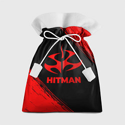Мешок для подарков Hitman - red gradient, цвет: 3D-принт
