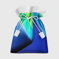 Мешок для подарков Color blue green, цвет: 3D-принт