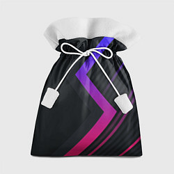 Мешок для подарков Color black line, цвет: 3D-принт