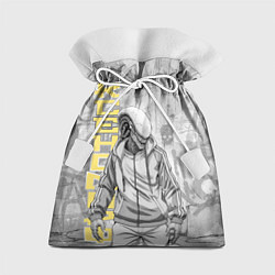Мешок для подарков Ксеноморф в спортивном костюме, цвет: 3D-принт