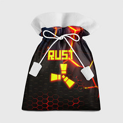 Подарочный мешок Rust hexagon краски