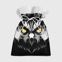 Мешок для подарков Взгляд филина, цвет: 3D-принт