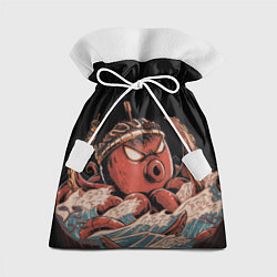 Мешок для подарков Осьминог такояки, цвет: 3D-принт