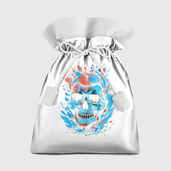 Мешок для подарков Крутой череп, цвет: 3D-принт
