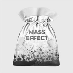 Мешок для подарков Mass Effect - white gradient посередине, цвет: 3D-принт