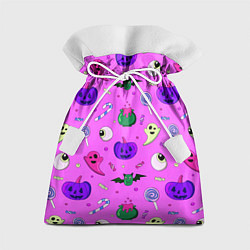 Мешок для подарков Halloween pink, цвет: 3D-принт