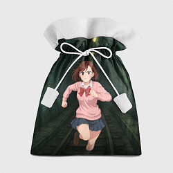 Мешок для подарков Сиратори Айра бежит в туннеле, цвет: 3D-принт