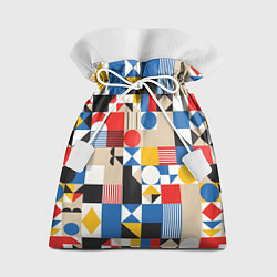 Мешок для подарков Геометрический балаган, цвет: 3D-принт