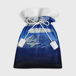 Мешок для подарков Эльбрус с облаками, цвет: 3D-принт