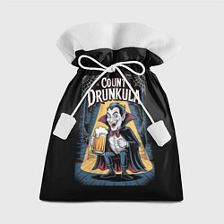 Мешок для подарков Вампир с кружкой пива, цвет: 3D-принт