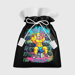 Мешок для подарков Гомер Симпсон - цель раскачаться, цвет: 3D-принт