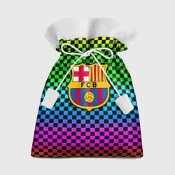 Мешок для подарков Barcelona gradient neon, цвет: 3D-принт