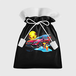 Мешок для подарков Mercedes amg, цвет: 3D-принт