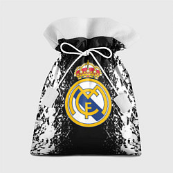 Мешок для подарков Реал Мадрид текстура краски, цвет: 3D-принт