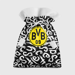 Мешок для подарков Borussia надписи гейм, цвет: 3D-принт