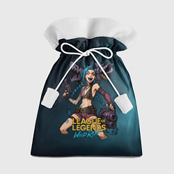 Мешок для подарков League of Legends Jinx, цвет: 3D-принт