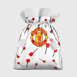 Мешок для подарков Манчестер Юнайтед розы паттерн, цвет: 3D-принт