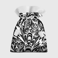 Мешок для подарков Lightnings and faces - ai art fantasy, цвет: 3D-принт